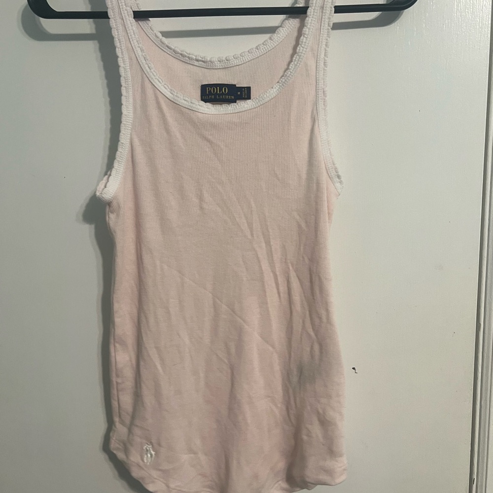 Polo by Ralph Lauren Women's Pink Tank Top